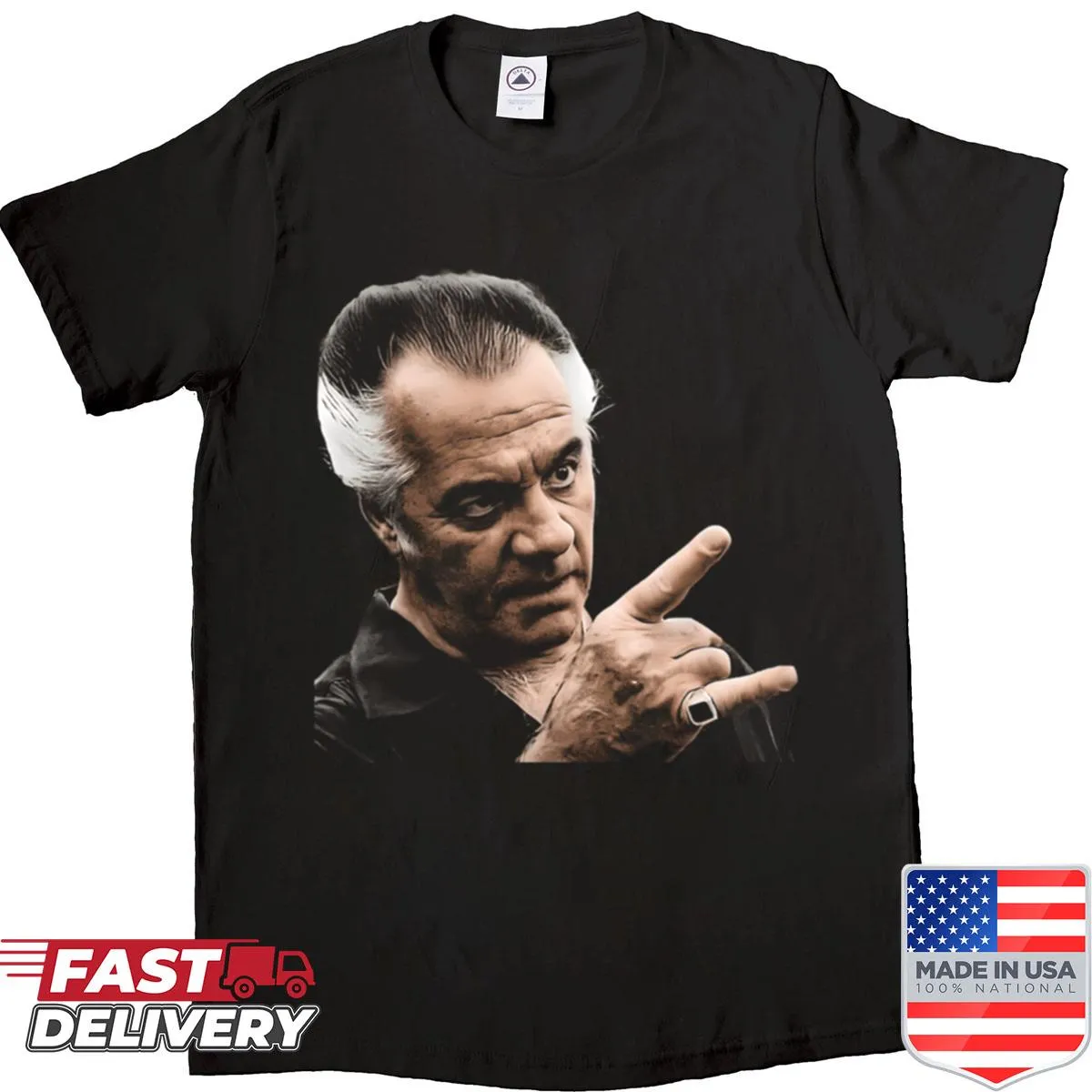 Meme graphic of Paulie Walnuts on a shirt