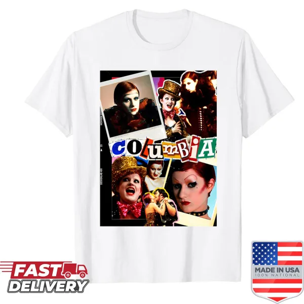 Vintage horror film poster logo T-shirt with spooky graphic