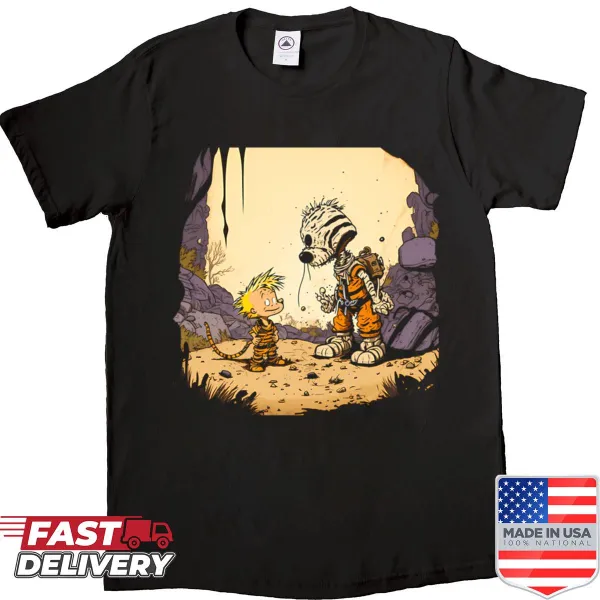 Retro comic style shirt celebrating childhood imagination