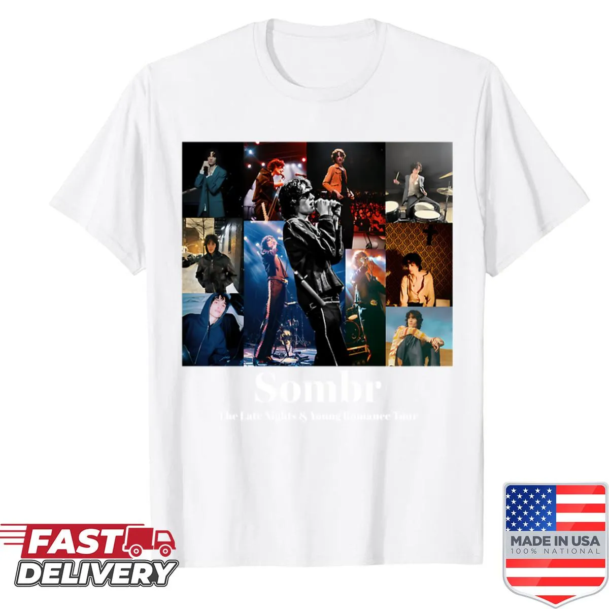 Vintage 90s singer tour graphic T-shirt