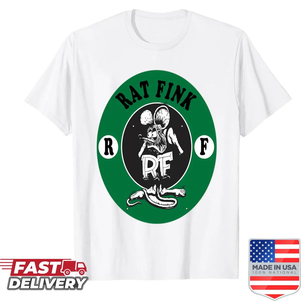 Groovy vintage cartoon rat graphic shirt