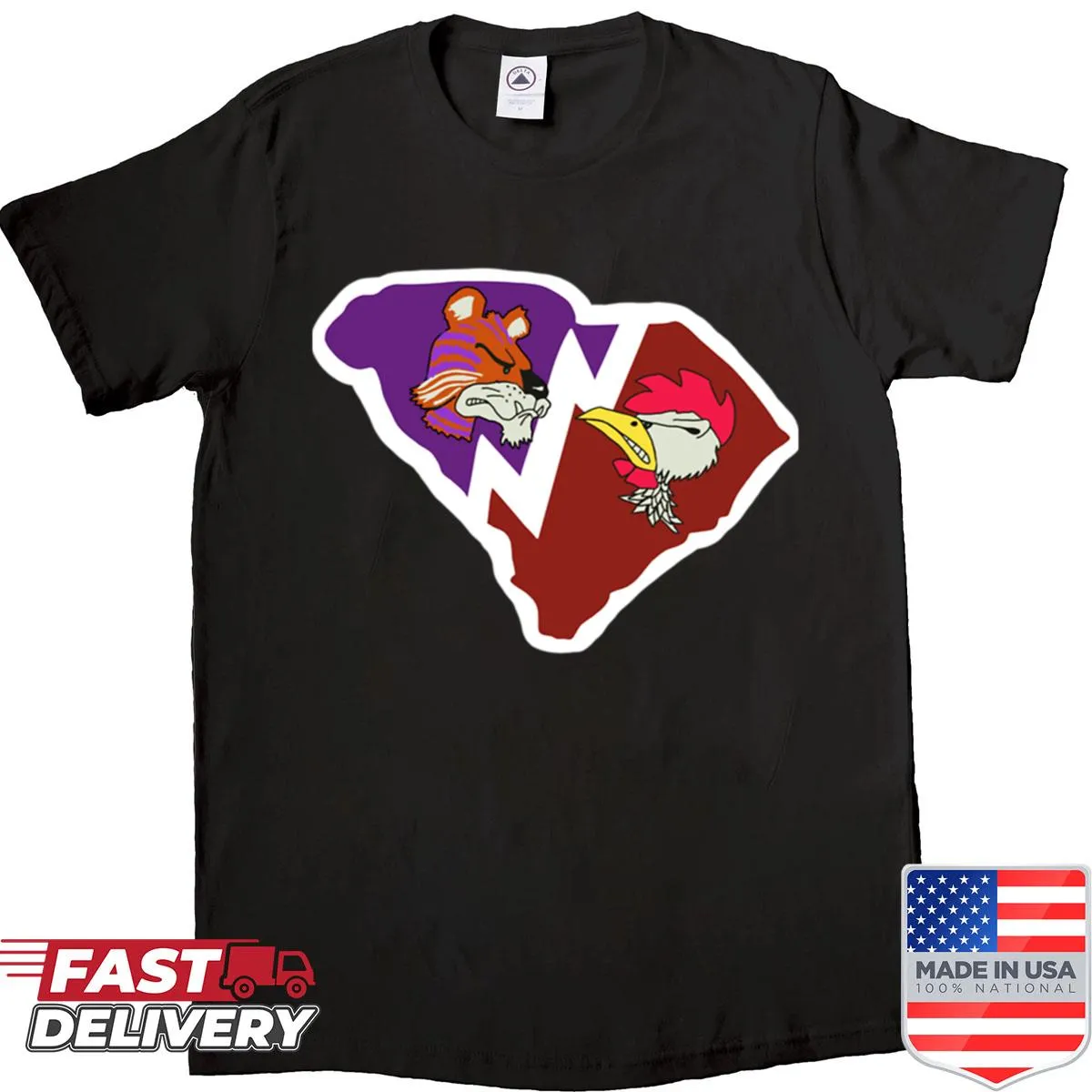 House divided sports rivalry t-shirt