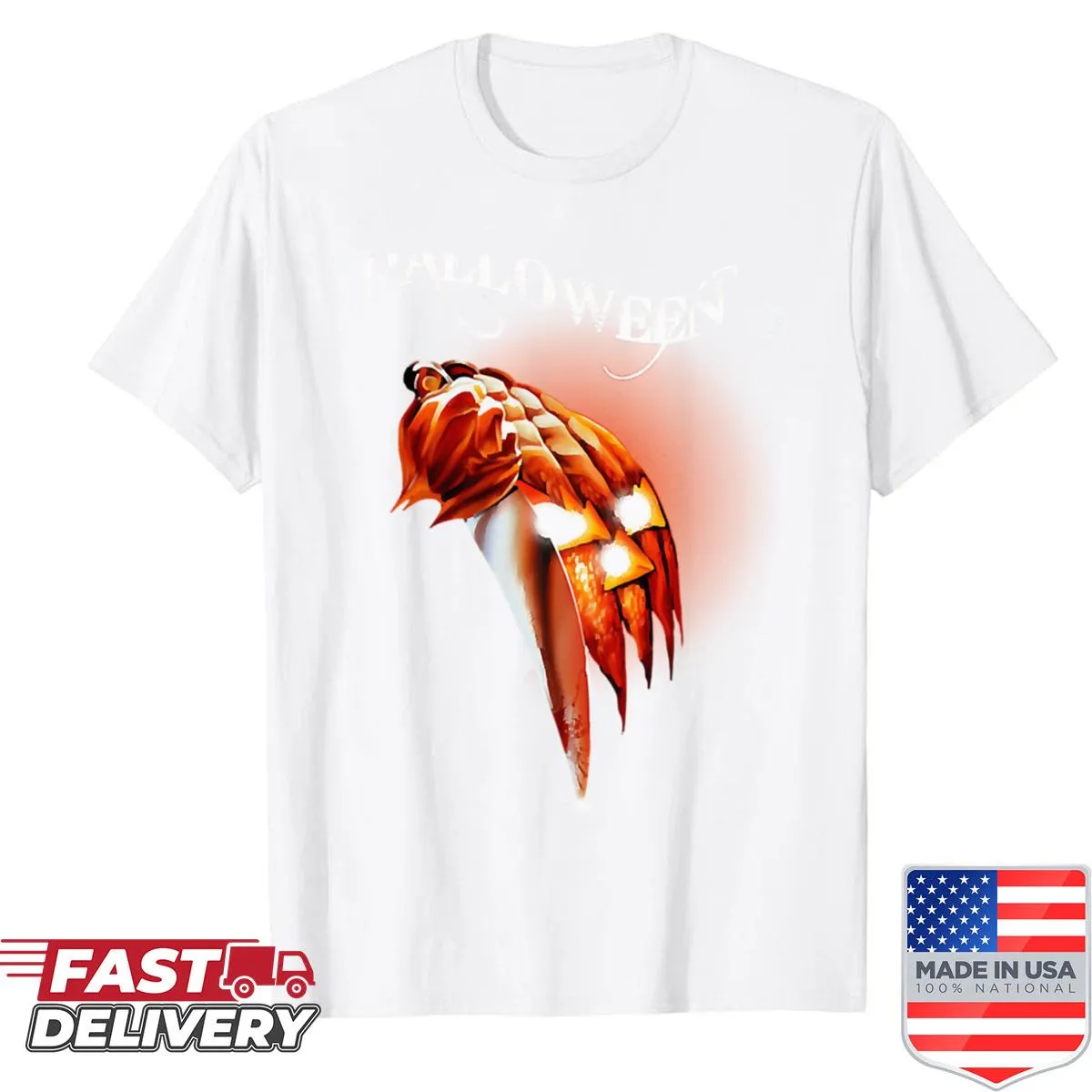 Whimsical shirt featuring a skeleton holding a rooster.