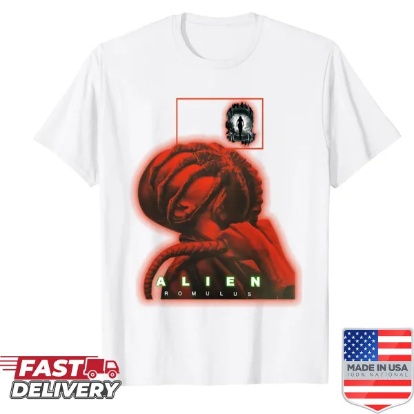 Vintage logo shirt for classic horror movies with a distressed look