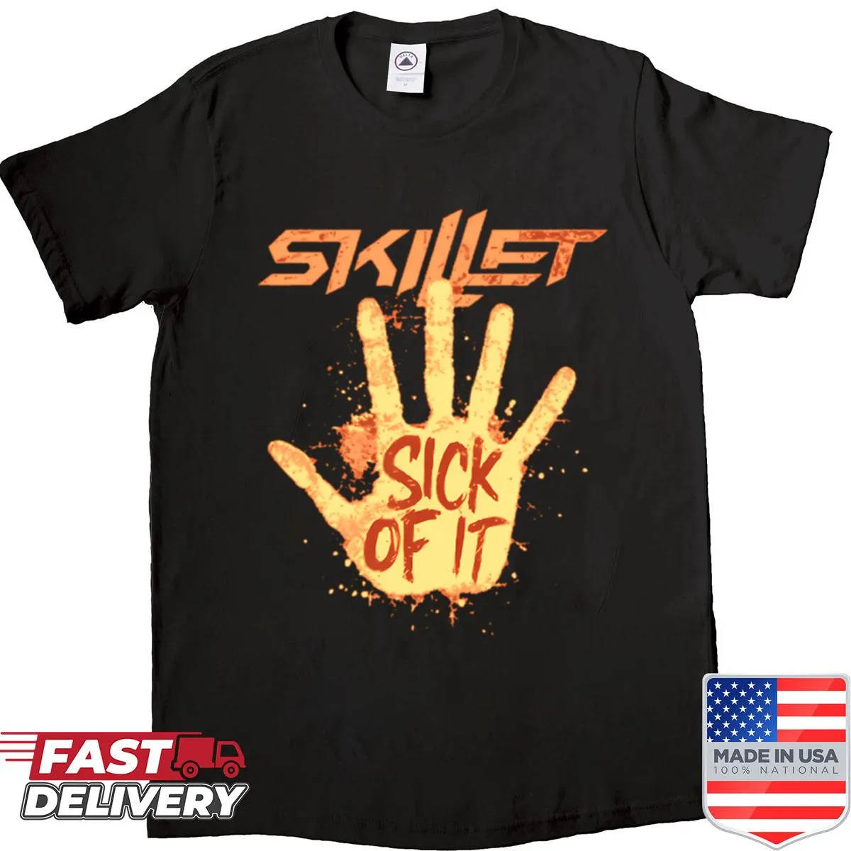 Skillet band logo t-shirt design