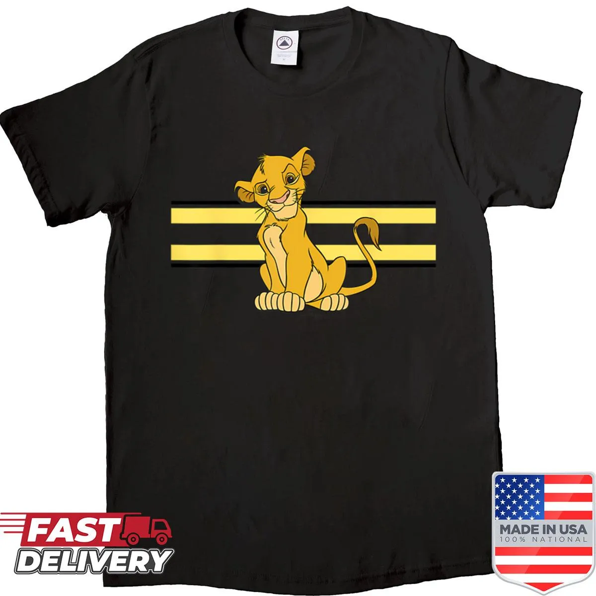 Vintage cartoon safari family lion shirt with a playful and adventurous design.