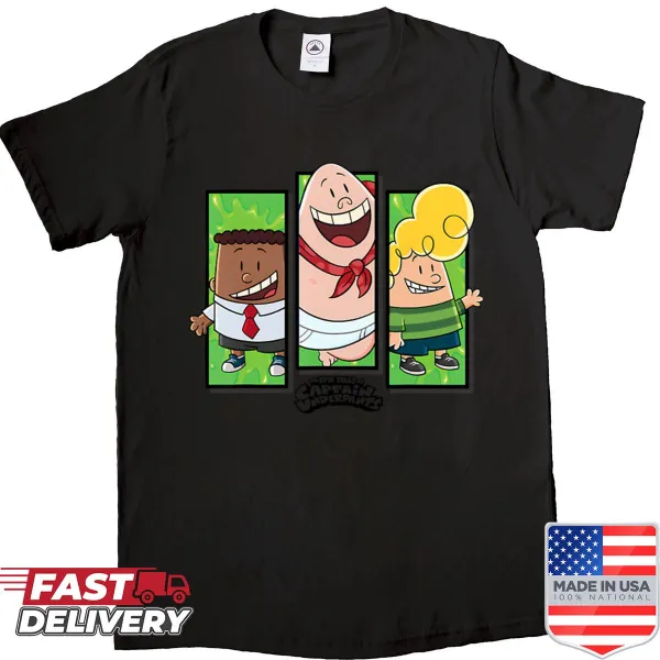 Retro comic strip superhero design on a T-shirt