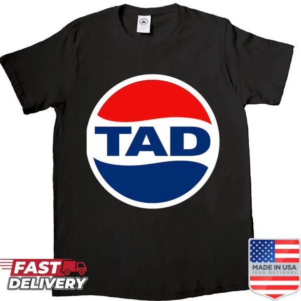 Minimalist Tad Band shirt featuring their iconic logo