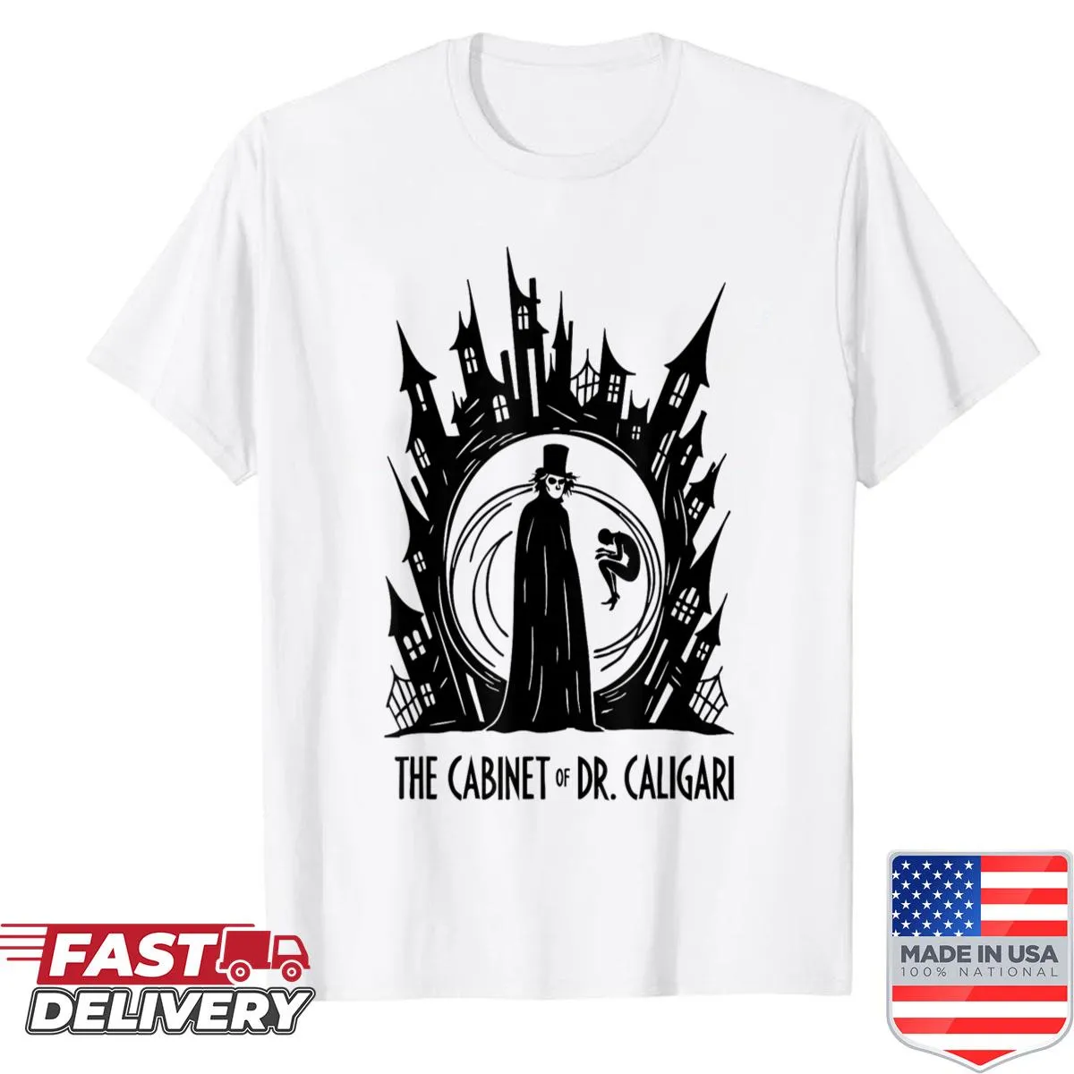 Horror shirt inspired by The Cabinet Of Dr Caligari