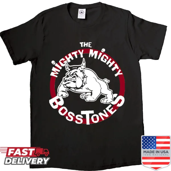 Vintage-style shirt featuring The Mighty Mighty Bosstones logo