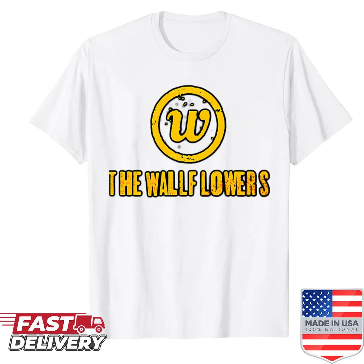 Graphic shirt featuring The Wallflowers rock band design