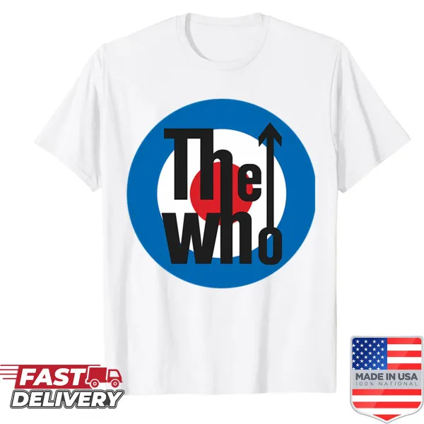Graphic shirt featuring The Who band design