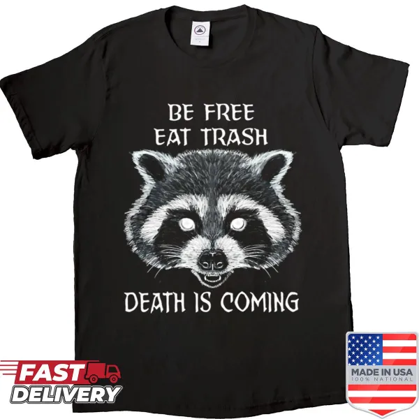 Playful cartoon raccoon design representing the trash panda meme