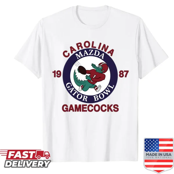 Vintage Gator Bowl 1987 shirt with classic graphics
