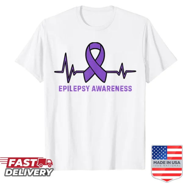 Vintage graphic promoting epilepsy awareness.