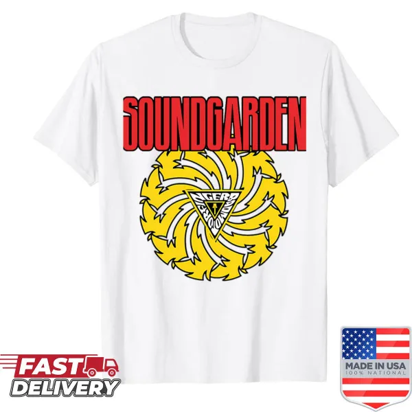 Vintage band tour logo shirt with classic design
