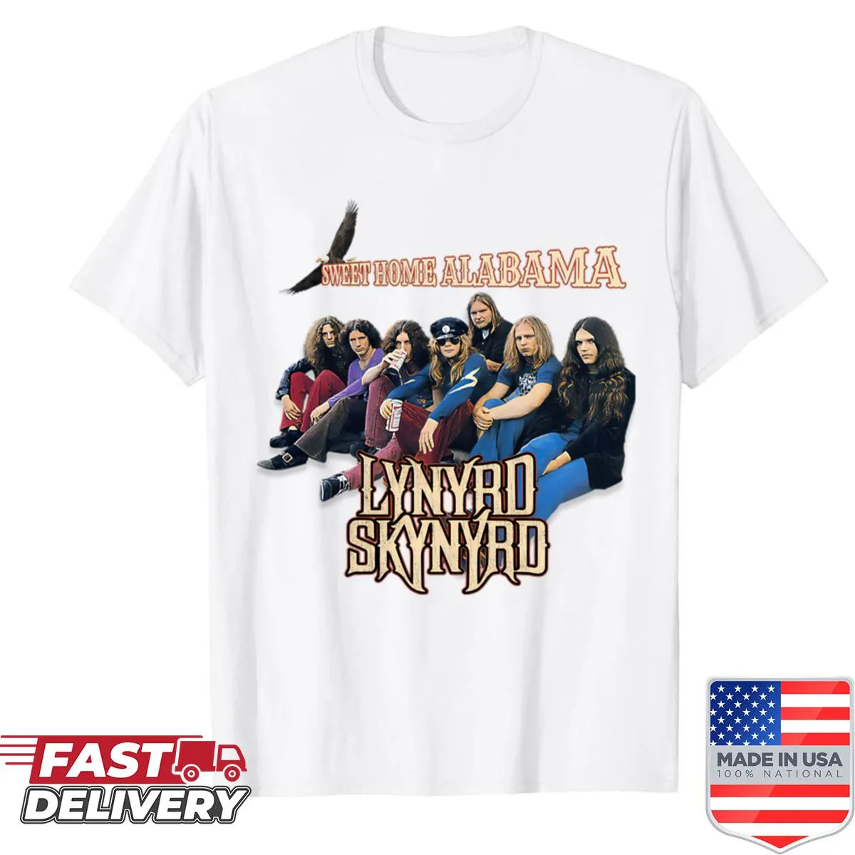 Vintage band tour album music logo T-shirt