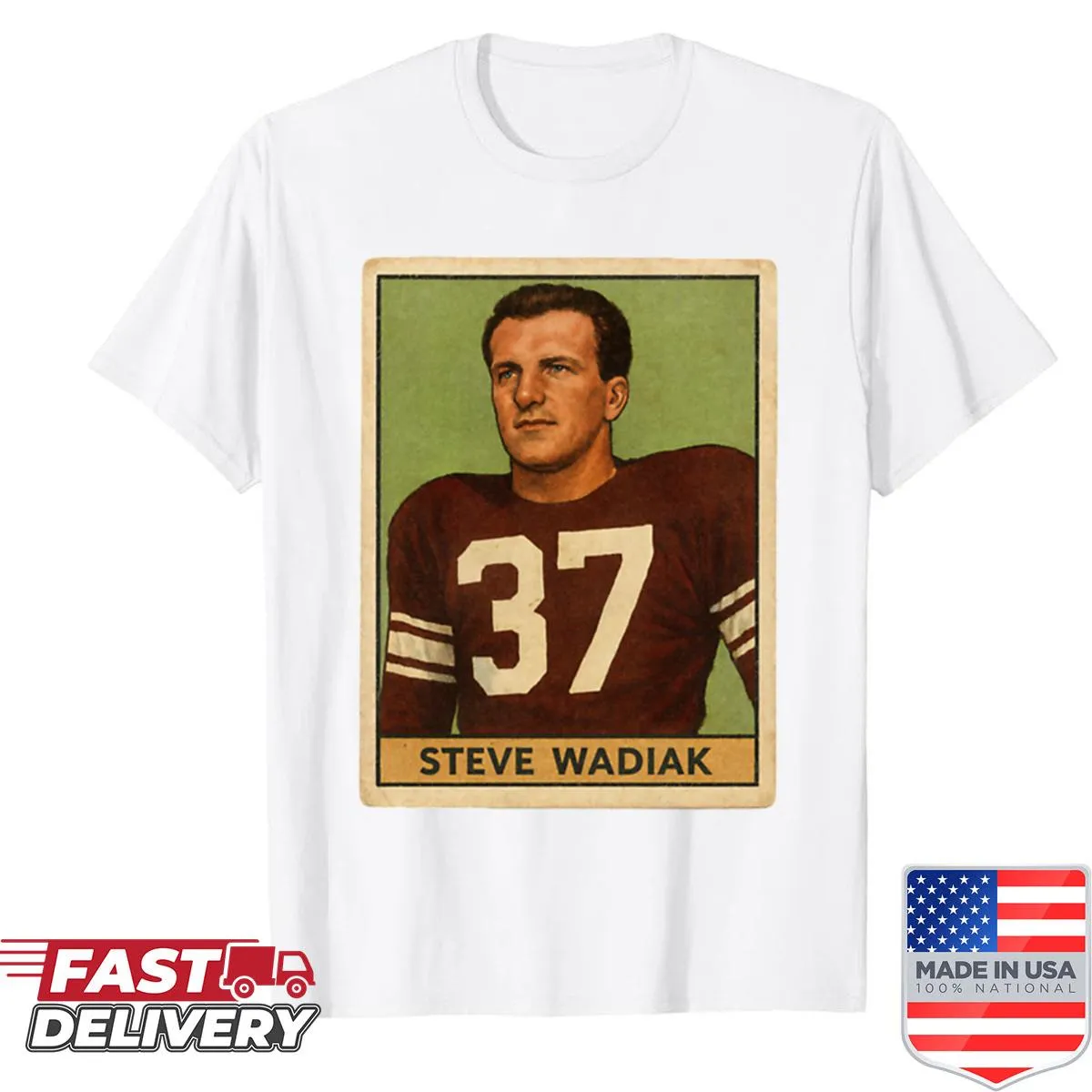 Stylish illustration of a classic Cadillac on a premium shirt