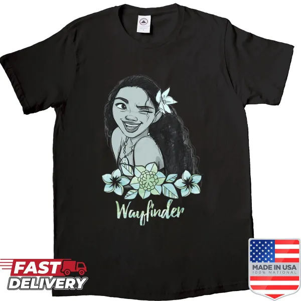 Cartoon shirt of a girl enjoying the ocean waves