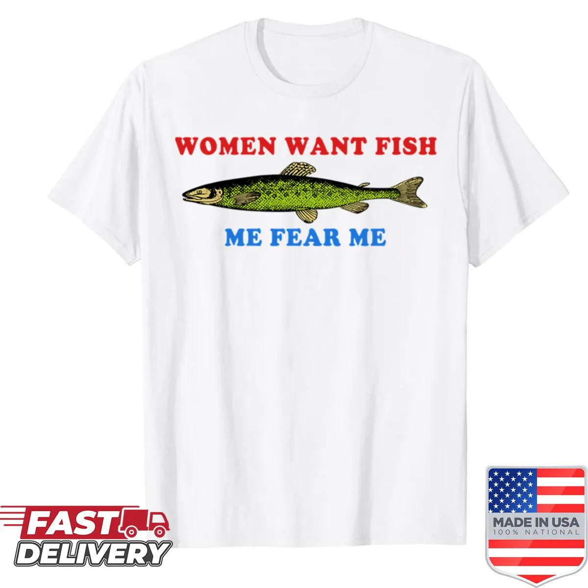 Funny fishing shirt for women with meme text