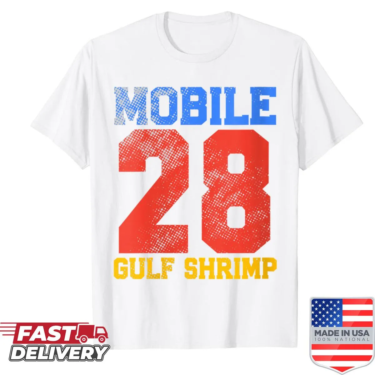 Funny Gulf shrimp-themed shirt with humorous slogan