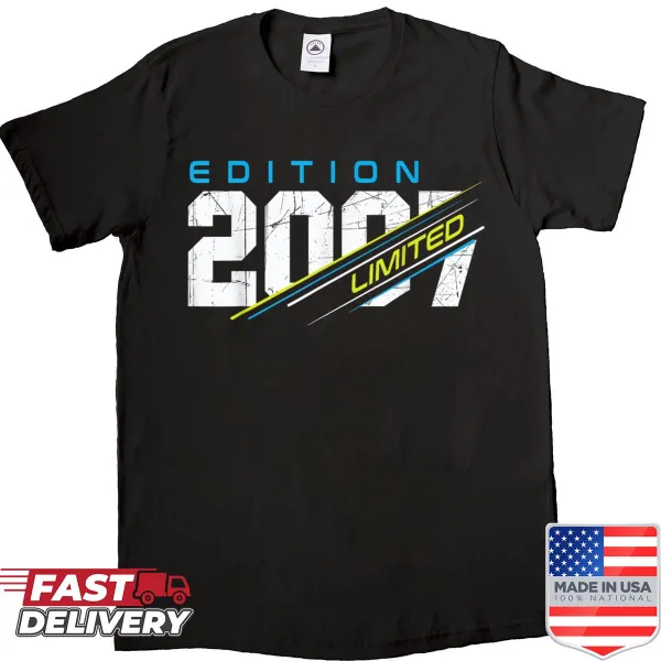 Vintage shirt celebrating 18th birthday for 2007 born