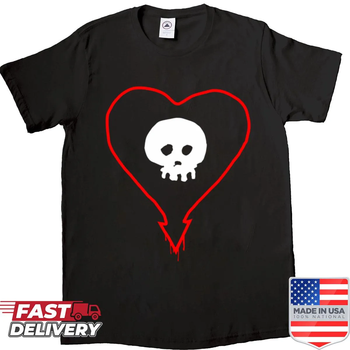 Vintage-inspired Alkaline Trio band shirt