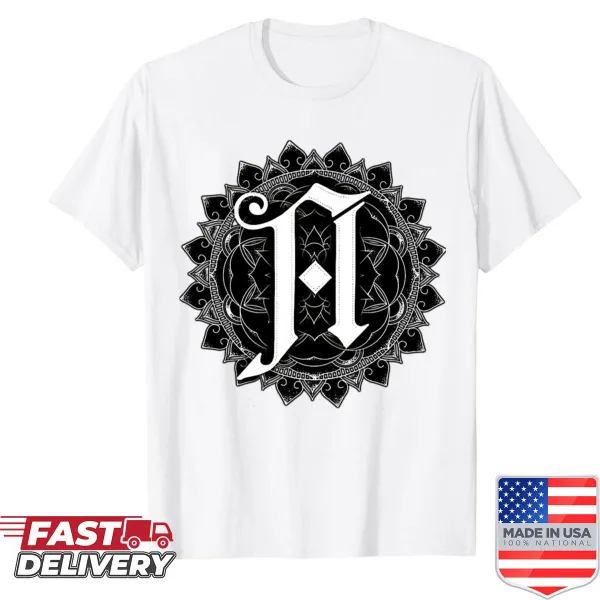 Band shirt featuring an artistic representation of Architects' logo