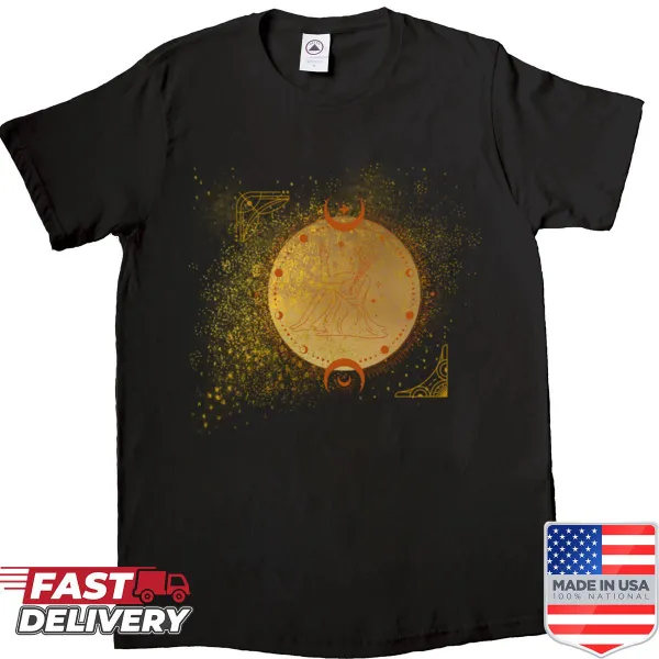 Celestial-themed shirt with Astro Femme design