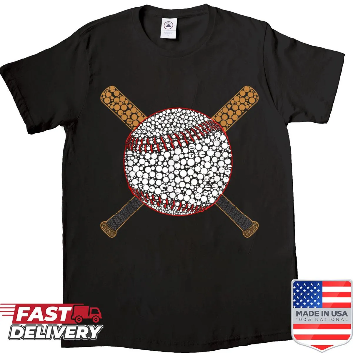 Playful typography design celebrating Happy Dot Day on a teacher's shirt