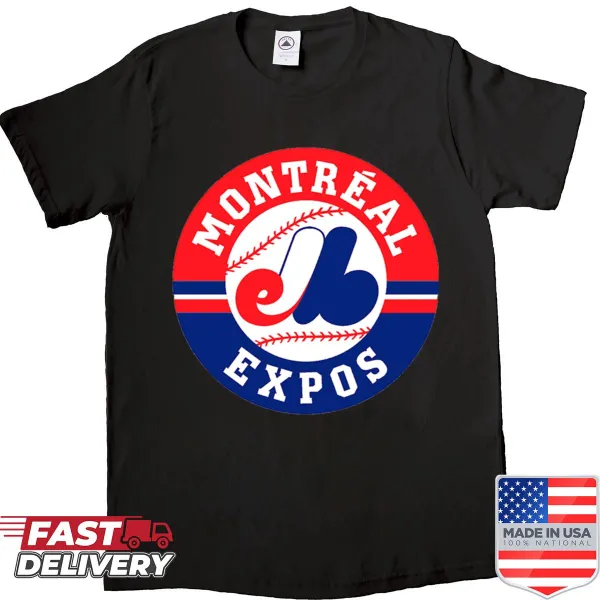 Montreal Expos baseball logo on a shirt