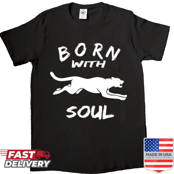 Illustration of a panther representing strength and independence on a shirt