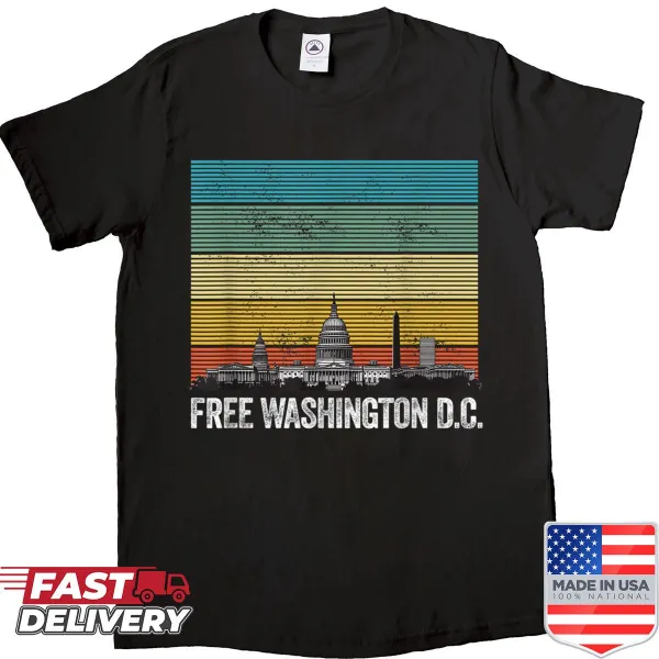 Retro Capitol Hill skyline shirt design