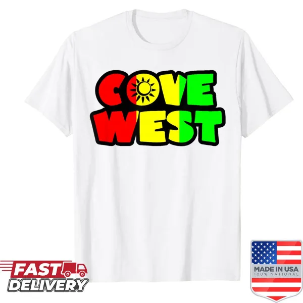 Casual shirt with a coastal Rasta design