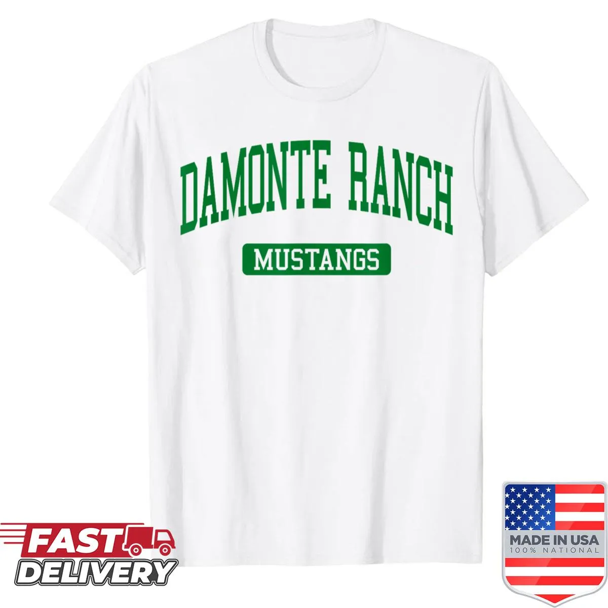 Damonte Ranch High School varsity sports shirt with bold emblem