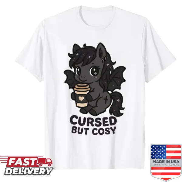 Coffee Break shirt featuring a Dark Winged Pegasus illustration