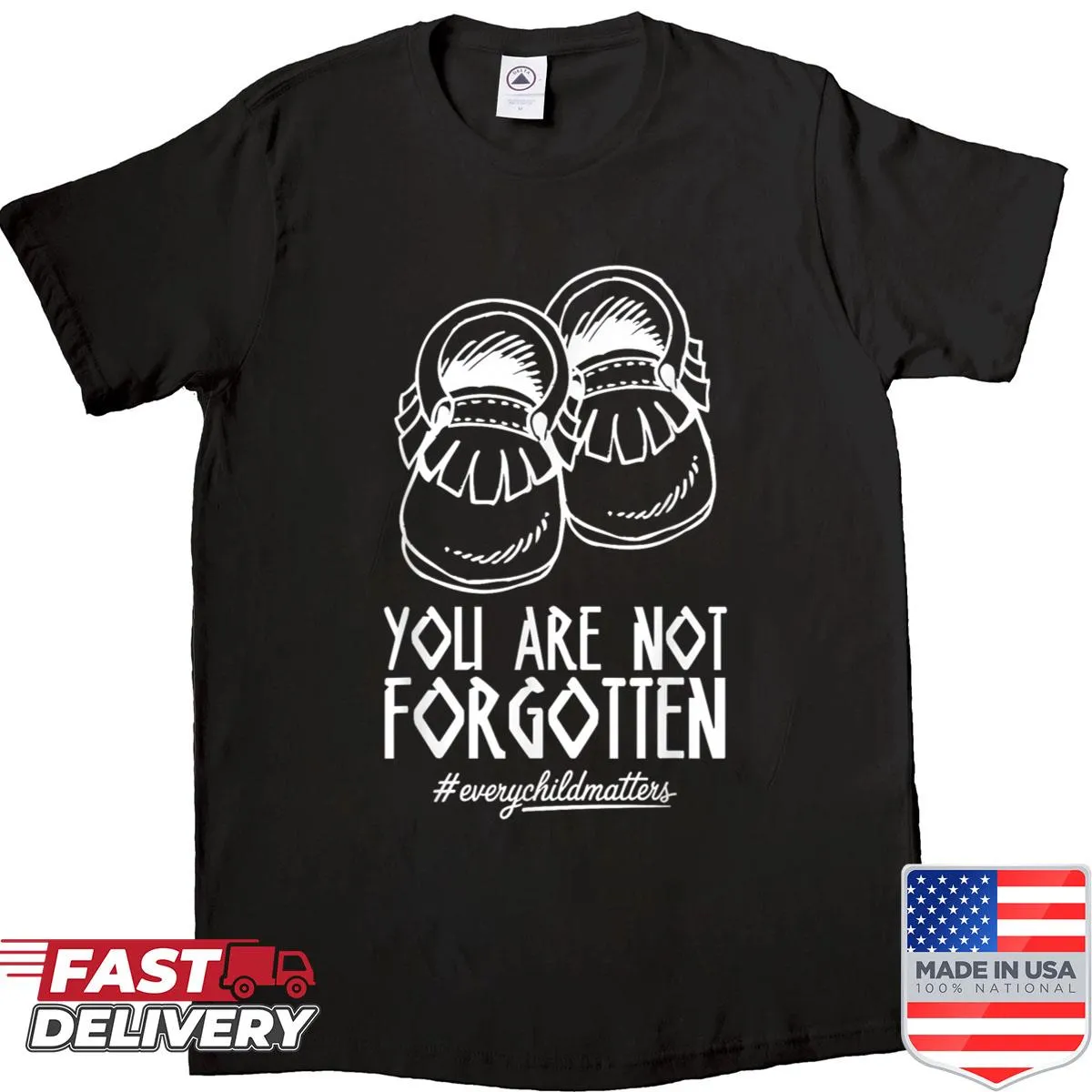 Inspirational shirt with 'Every Child Counts' text emphasizing unity