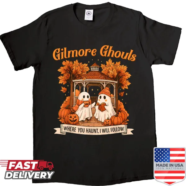 Halloween shirt with humorous ghoulish text and graphics
