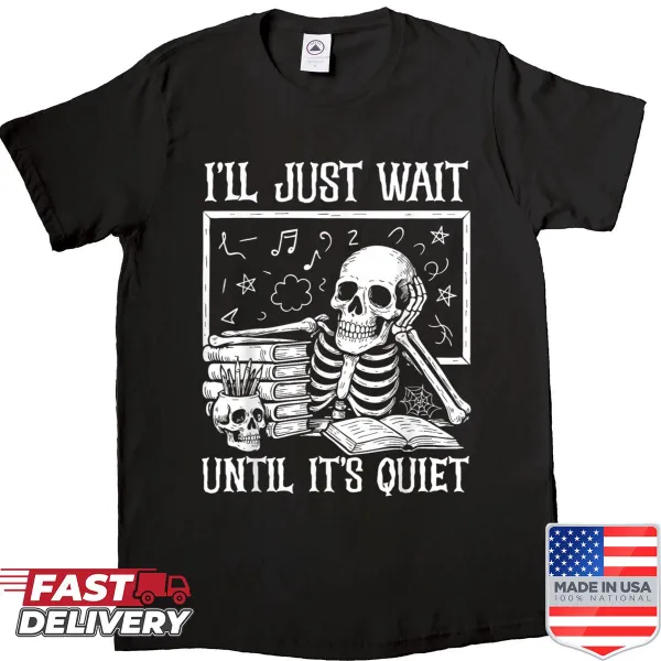 Funny Halloween shirt for teachers with a humorous message
