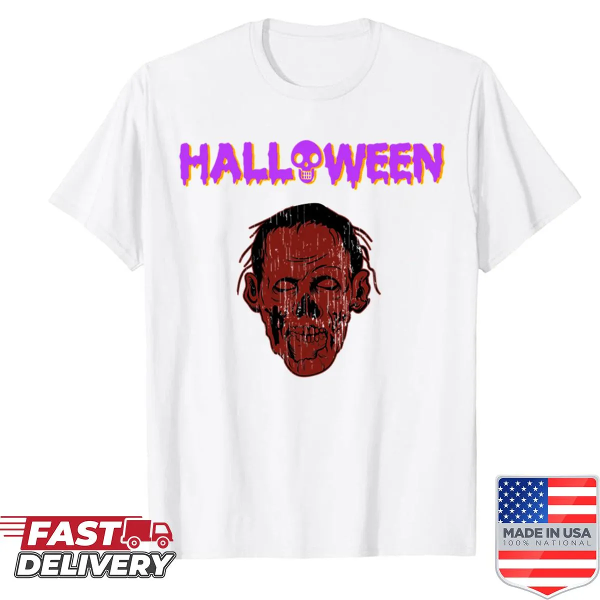 Zombie themed Halloween shirt
