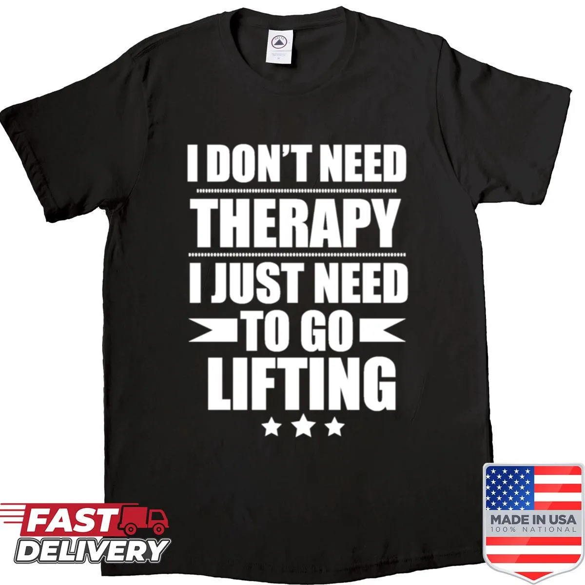 Playful lifting shirt proclaiming love for weightlifting