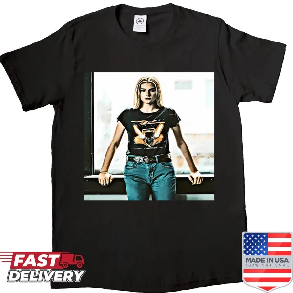 Empowering shirt declaring the essence of being an iconic woman.