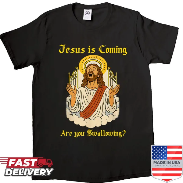 Faith-based shirt with inspirational text about Jesus