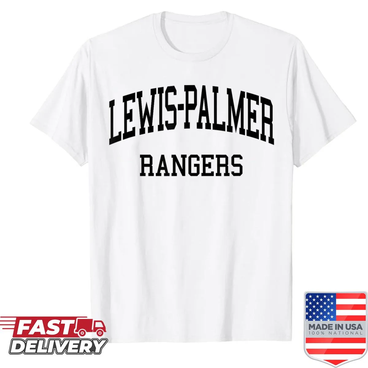 Lewis-palmer High School retro T-shirt with vintage design