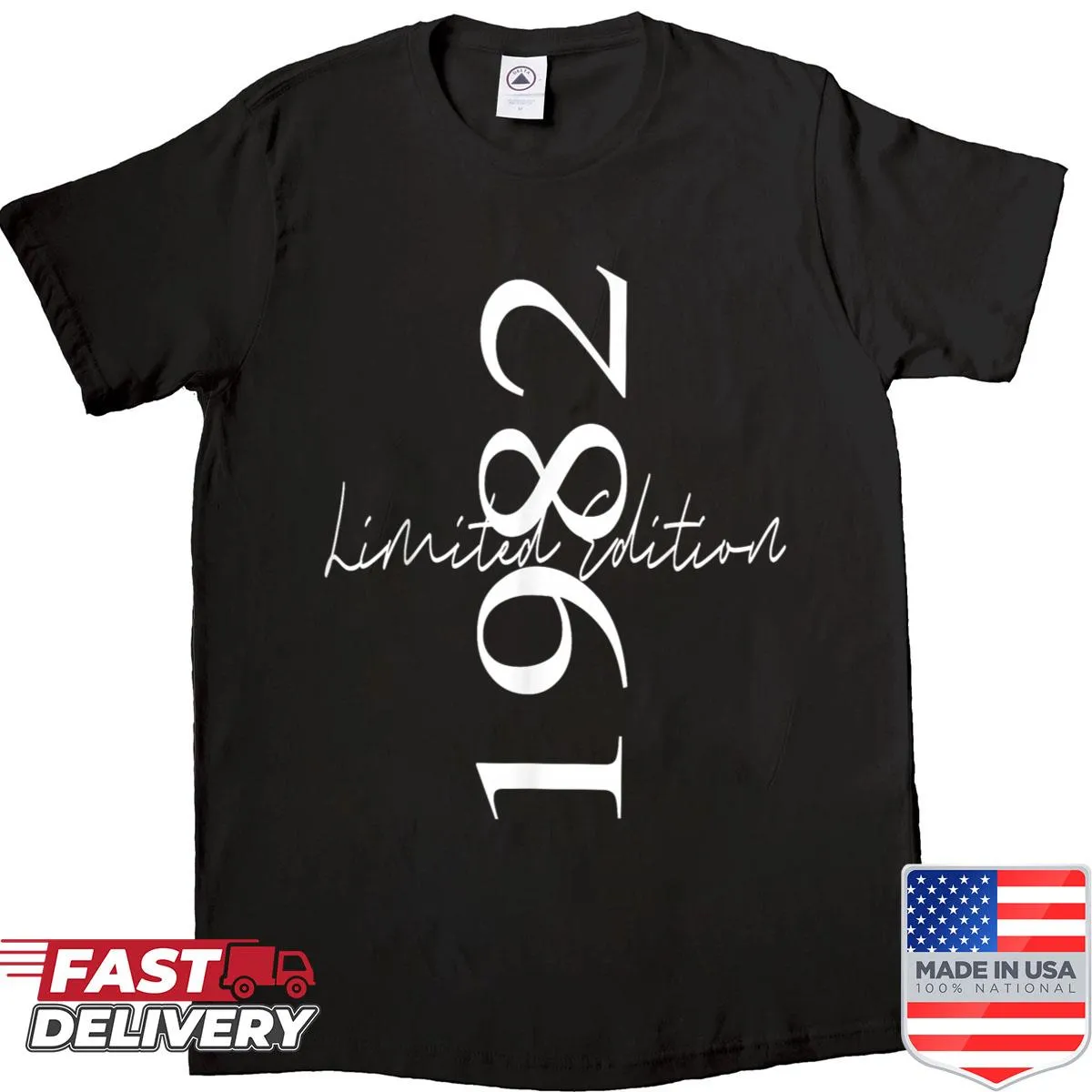 Vintage 1982 birthday shirt for those born in 1982