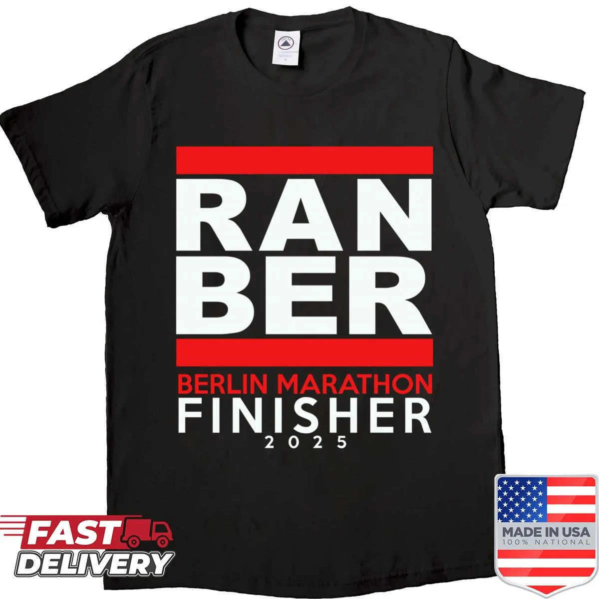 Commemorative shirt for Berlin Marathon 2025 finishers
