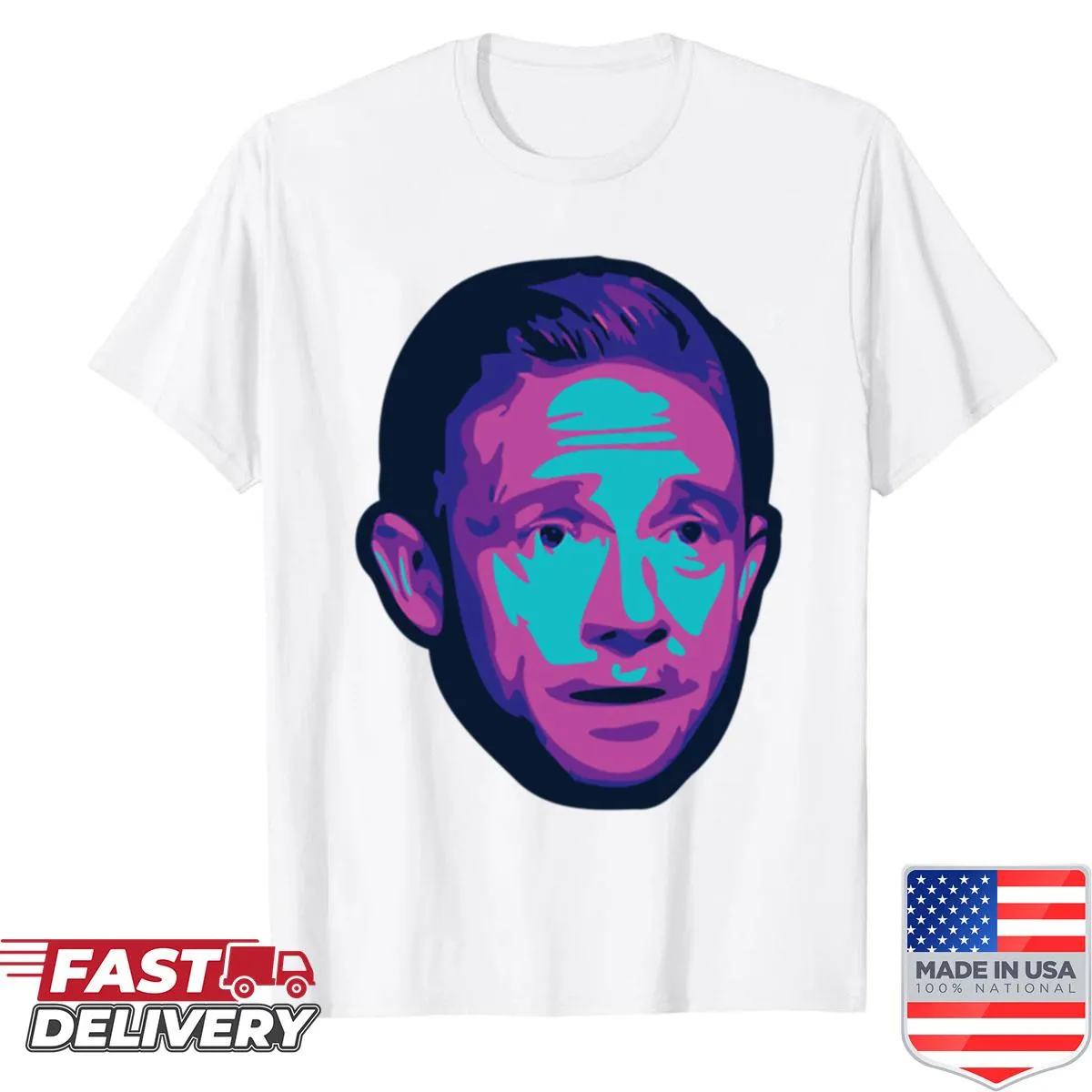 Stylish shirt celebrating actor Martin Freeman.