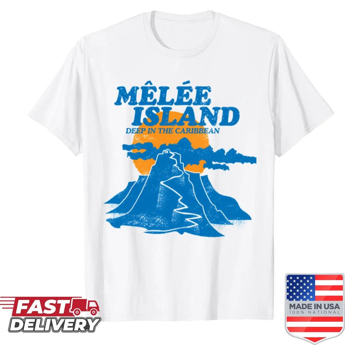 Graphic shirt inspired by the beauty of Mle Island