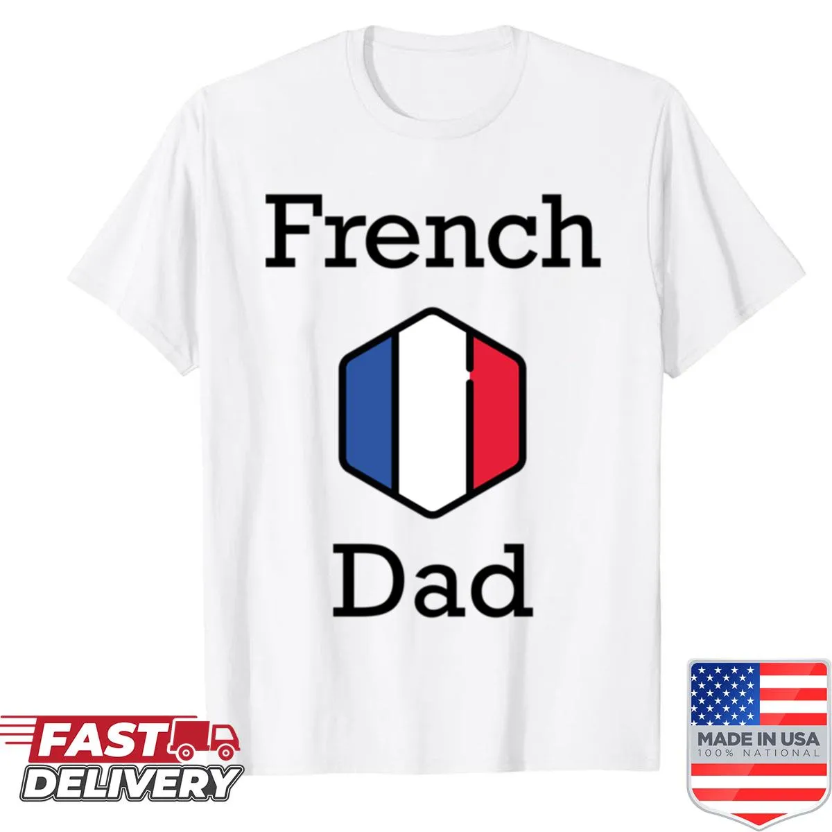 Hand-lettered shirt featuring French culinary design