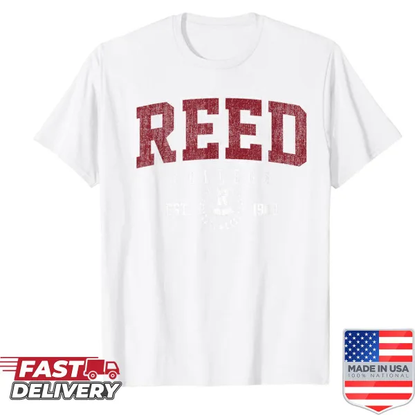 Vintage university arch graphic tee with distressed finish